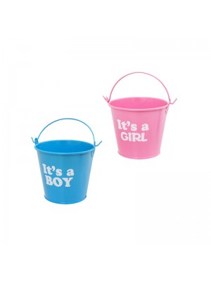 Метална кофичка "It's a Boy/ Girl"
