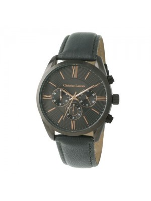 Мъжки часовник Chronograph Textus Leather Grey