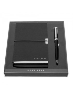 Комплект бележник A6 и химикалка Hugo Boss